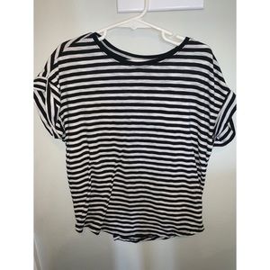 Black and White Striped Shirt
